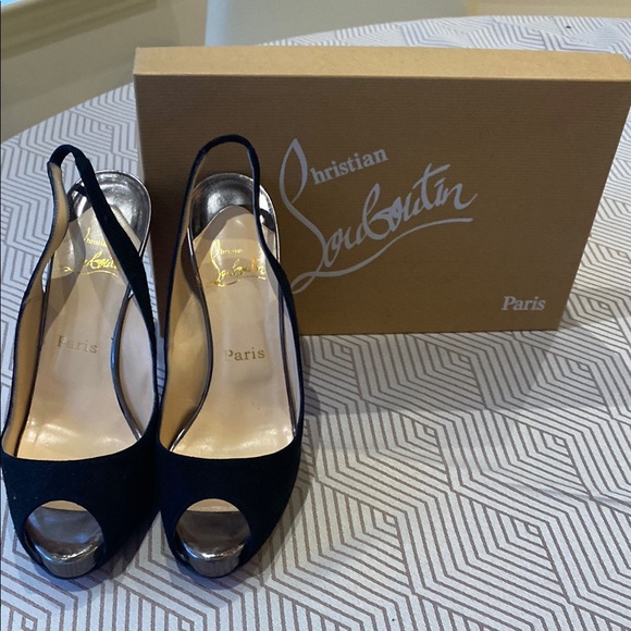 Christian Louboutin Black Stiletto Heels - Picture 1 of 5